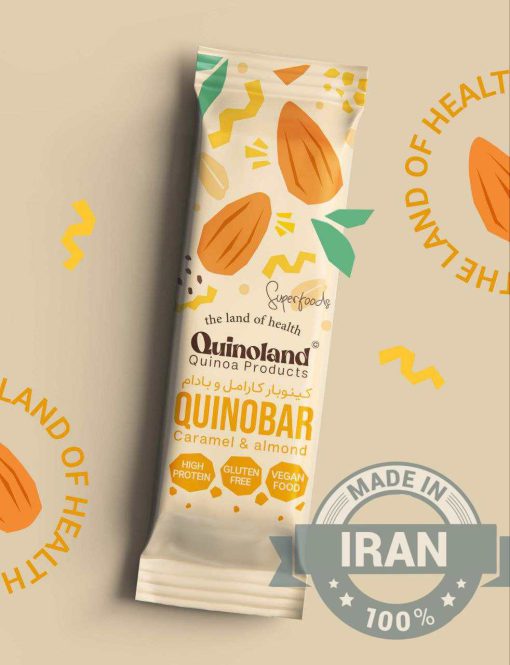 Quinoa Caramel & Almond Snack Bars