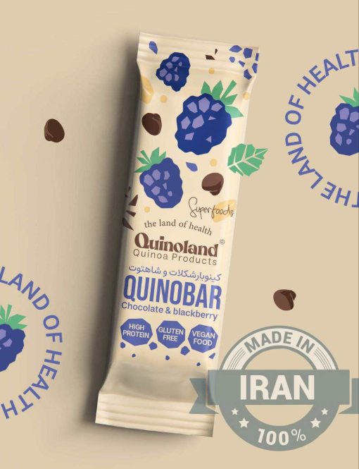 Quinoa Chocolate & Mulberry Snack Bars