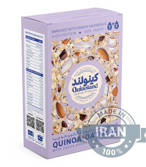 Quinoa & Oatmeal Cacao Chia Blend, Quick Breakfast