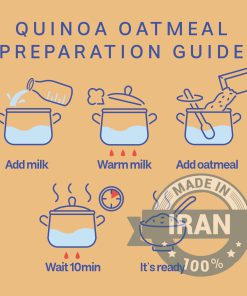 Alternative view of Quinoa & Oatmeal Cinnamon Chia Blend, Vegan breakfast