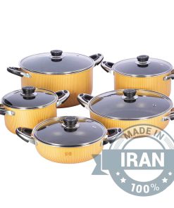 Alternative view of 10-Piece Granite Stone Non-Stick Teflon Cookware Set