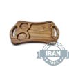 Wooden Serving Tray 1 Wooden Serving Tray 1 Elevate your dining experience with our elegant Wooden Serving Tray. Crafted from sustainable beechwood, this versatile tray is perfect for serving cheese, charcuterie, or as a decorative centerpiece.