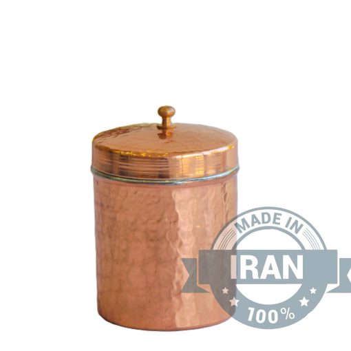Handcrafted Pure Copper Canisters with Lids